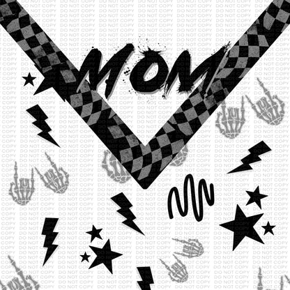 Rocker Mom Tumbler Wrap : PNG