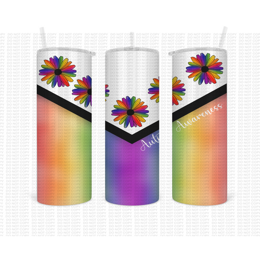 Differently Abled Daisy Tumbler : PNG