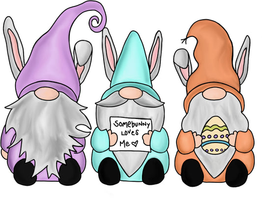 Gnome Bunnies Digital Image