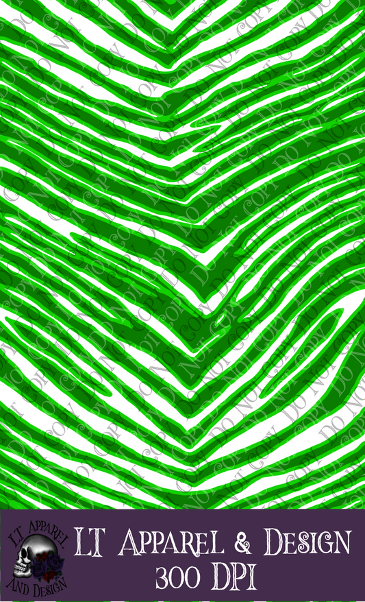 Green zebra Sheet Not Seamless