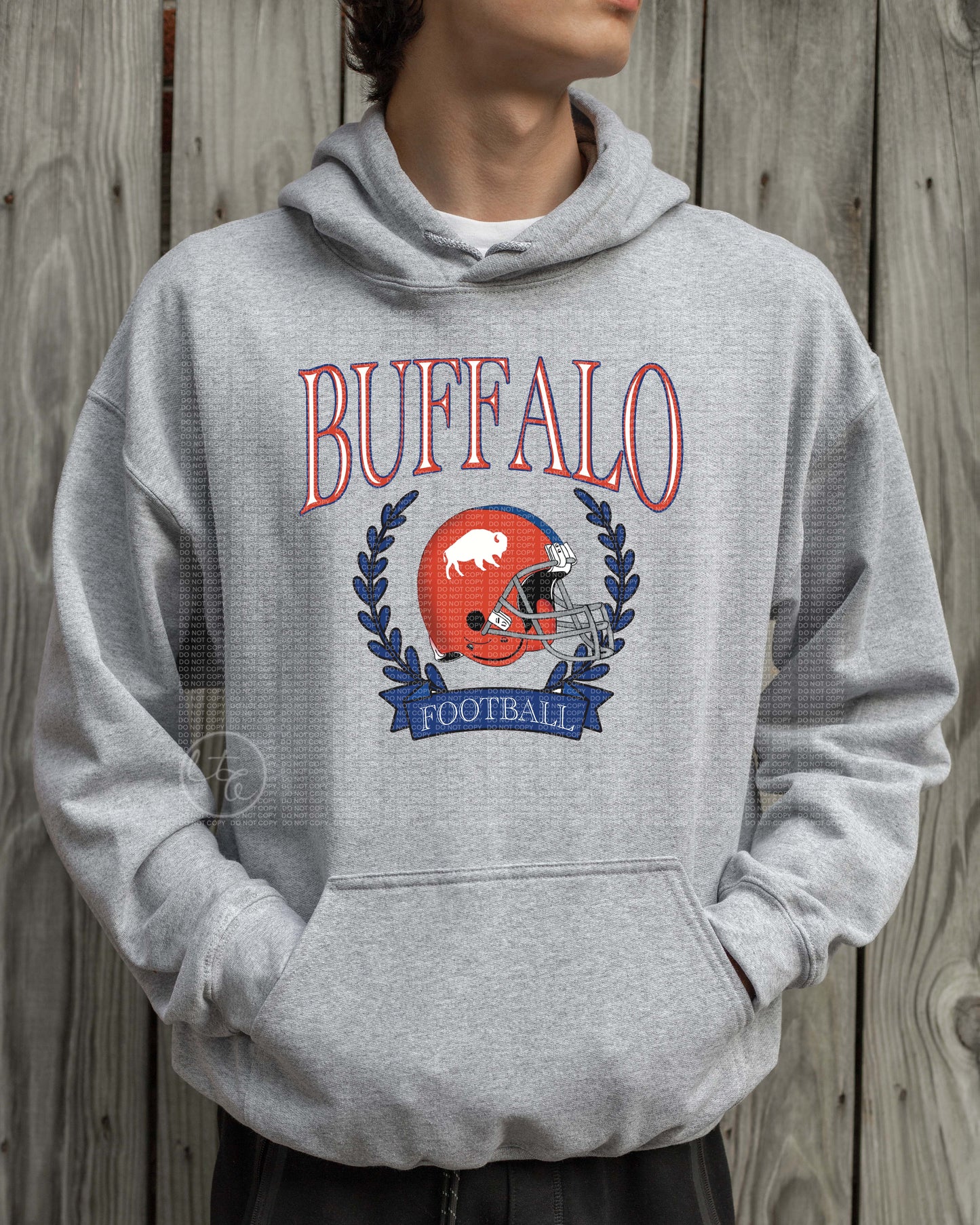 Buffalo Blue Banner: PNG