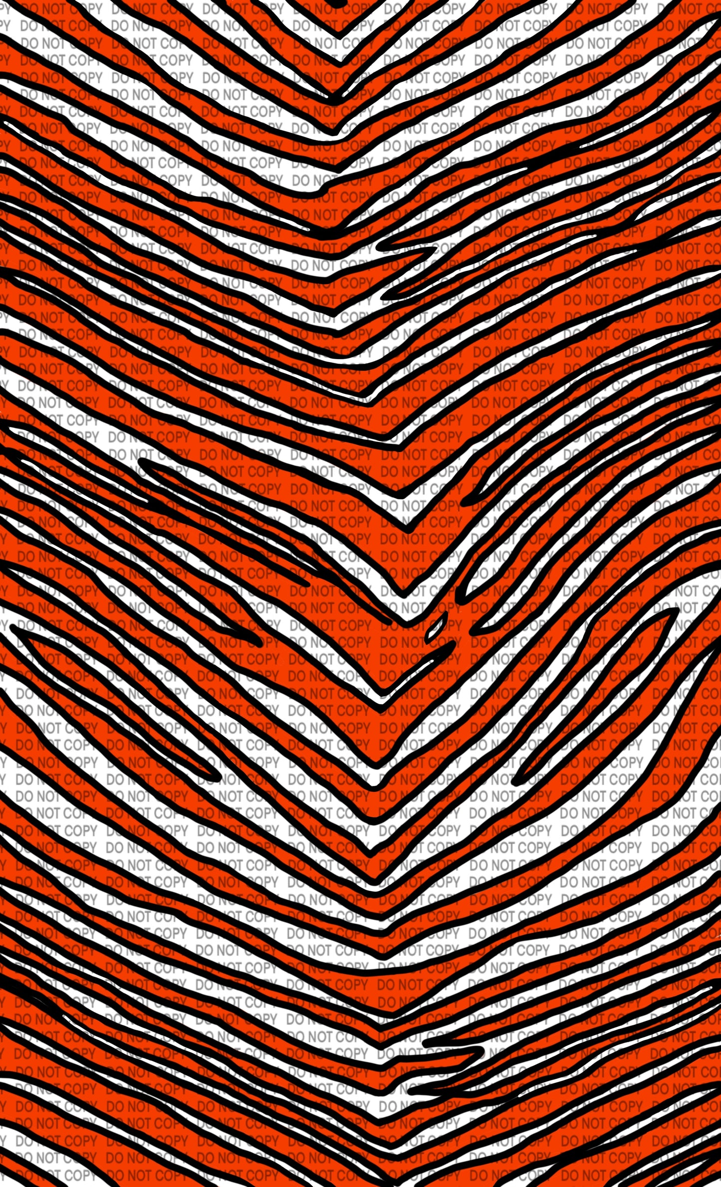 Zebra Sheet Not Seamless Orange and Black: PNG