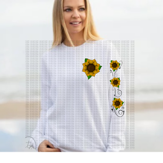 Sunflower pocket and sleeve
